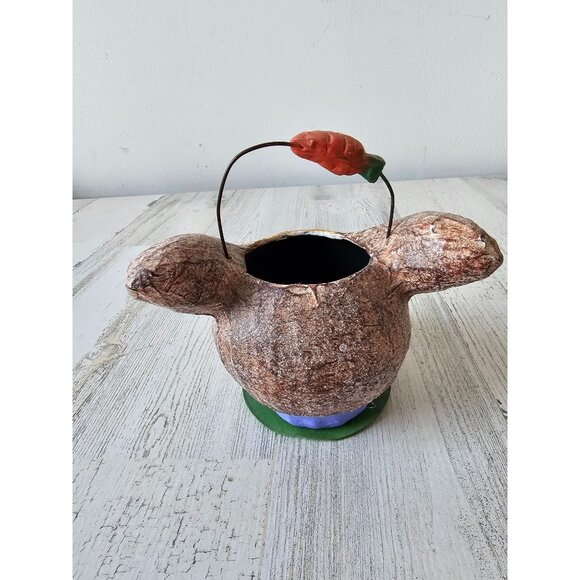 Department 56? Easter Bunny basket spring rabbit decor car carrot - Picture 3 of 8